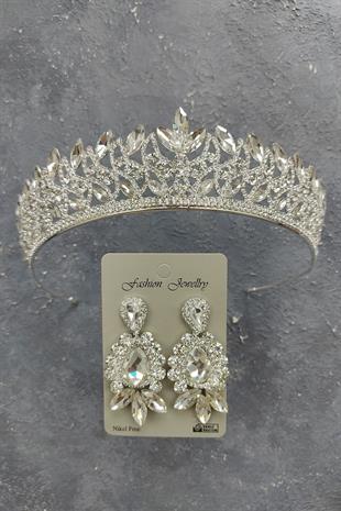 الجملة نيفا نموذج الزفاف ولي العهد والأقراط حجر قطرة المكوك