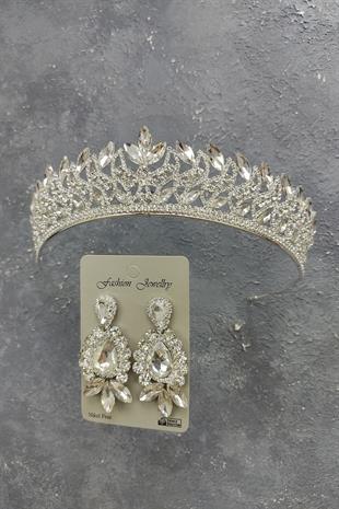 الجملة نيفا نموذج الزفاف ولي العهد والأقراط حجر قطرة المكوك