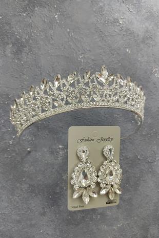 الجملة نيفا نموذج الزفاف ولي العهد والأقراط حجر قطرة المكوك