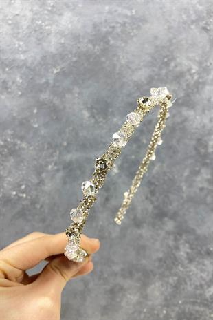 الجملة تصميم خاص كامل تاج الزفاف حجر لامعة