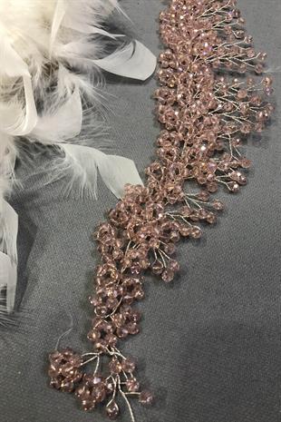 الجملة مسحوق بيلين كريستال ملحقات الشعر والعمامة