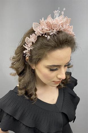 Wholesale Powder Capella Hair and Turban Accessory