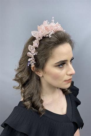 Wholesale Powder Capella Hair and Turban Accessory