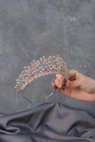 الجملة مسحوق كريستال مطرز أرين تاج الحناء الزفاف