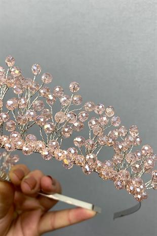 الجملة مسحوق كريستال مطرز آرين الزفاف وتاج الحناء