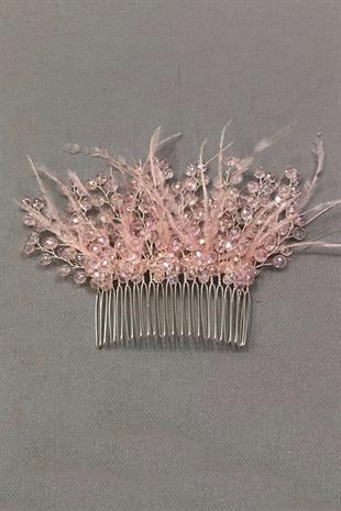 الجملة مسحوق الكريستال الريش مشط الشعر التبعي