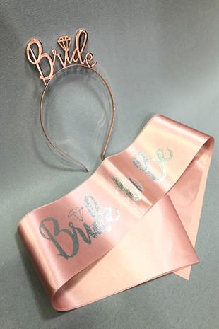 الجملة مسحوق اللون وشاح ومجموعة تاج العروس