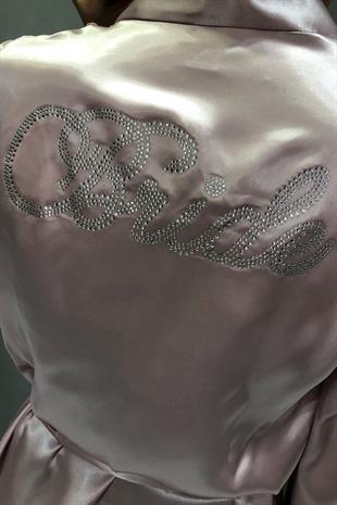 الجملة مسحوق اللون الحرير ثوب العروس وتاج الأزهار