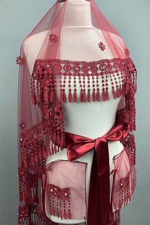 الجملة شرابة الزفاف الحجاب الوجه الحجاب الحناء