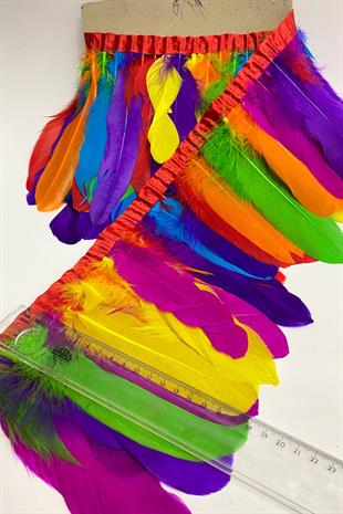 الجملة ريشة النسر الملونة 1 متر