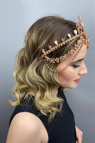 الجملة روز اللون Hürrem تاج الحناء الزفاف