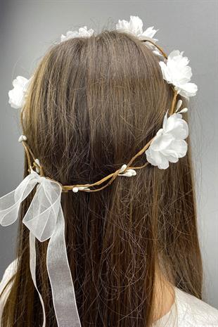 الجملة بسيطة الأزهار في الهواء الطلق الزفاف تاج الشعر التبعي