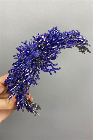 الجملة ساكس الأزرق علياء الحناء تاج الزفاف