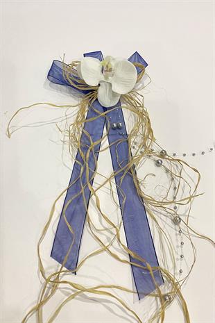 الجملة ساكس الأزرق السحلية الخوص حقيبة زخرفة حزمة زخرفة 1 قطعة