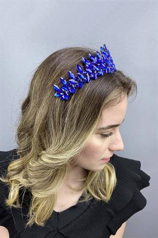 الجملة ساكس الأزرق سوبرا نموذج الزفاف تاج الحناء