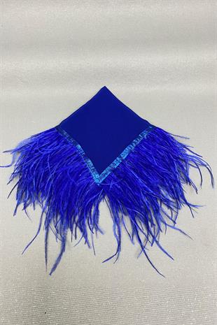 الجملة ساكس الريشة الزرقاء الزفاف هالاي منديل