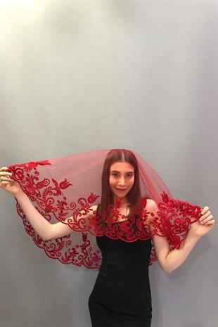 الجملة بيزلي منقوشة الحجاب الزفاف الوجه