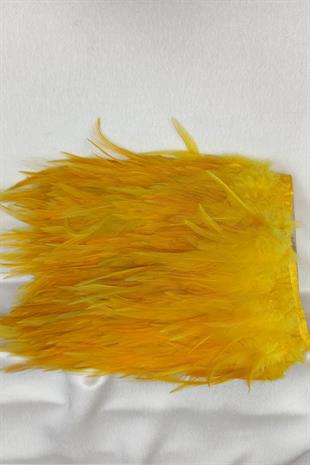 الجملة اللون الأصفر ريشة الديك