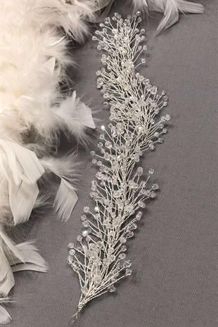 الجملة الكريستال حبة شفافة الشعر والإكسسوارات العمامة