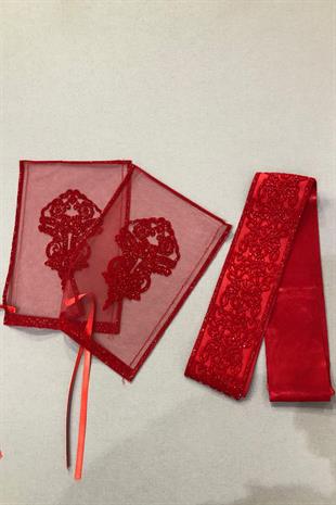 الجملة السلطان مضيء منقوشة الحجاب الزفاف الوجه