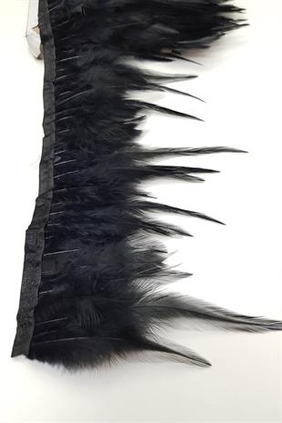 الجملة ريش الديك الأسود 1 متر