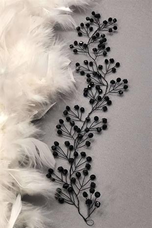 الجملة حجر الكريستال الأسود الشعر والإكسسوارات الحجاب