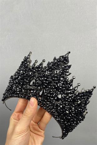 الجملة الأسود باريس نموذج الزفاف تاج الحناء