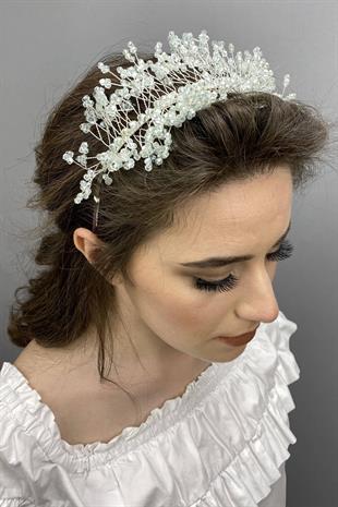 Wholesale Water Green Sirius Crystal Stone Henna and Bridal Crown