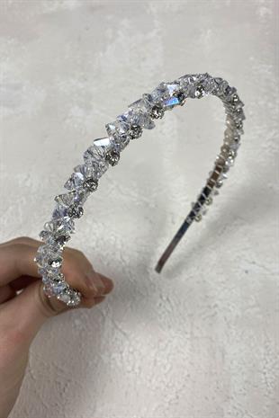 الجملة تصميم قص الشعر كريستال تاج الزفاف التبعي