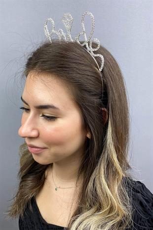 الجملة حجر واحد منقوشة تاج العروس الزفاف