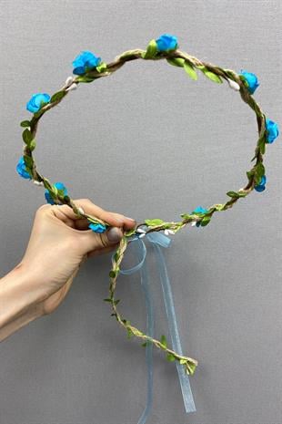 الجملة ورقة الفيروز روز وأوراق التاج وصيفة الشرف وتاج الأطفال هدية