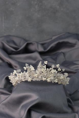الجملة تاج الزفاف لؤلؤة فينوس وحجر الزركون