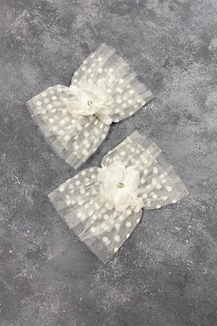 Vera Taşlı Çift Bileklik Gelin Aksesuarı