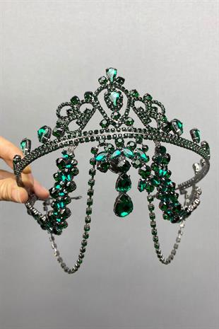 الجملة الأخضر Hürrem تاج الحناء الزفاف