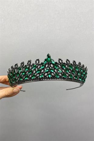 الجملة الأخضر ميا حجر الحناء تاج الزفاف