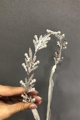 الجملة حجر الزركون نمط ورقة تاج الزفاف