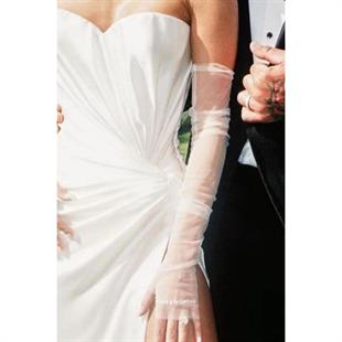 الجملة قفازات الزفاف شفافة أصابع قفازات الزفاف