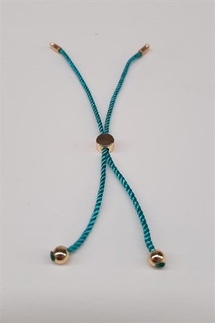 Turkuaz Asansörlü Bileklik İpi