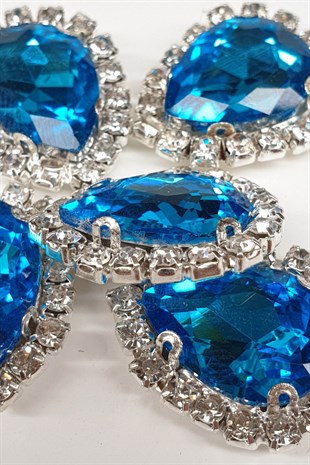 Turkuaz Damla Kasalı Dikme Taş