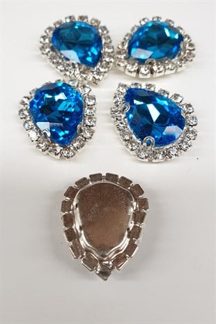 Turkuaz Damla Kasalı Dikme Taş