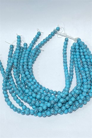 Turkuaz Doğaltaş Boncuk 8 mm