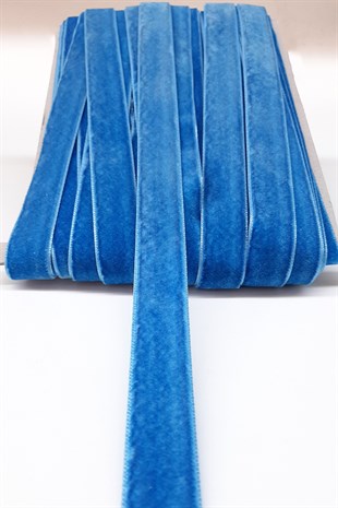 Turquoise Velvet Ribbon 2 cm