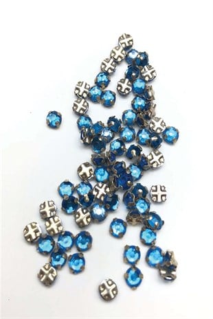 Turkuaz Küçük Kasalı Dikme Taş 25 adet