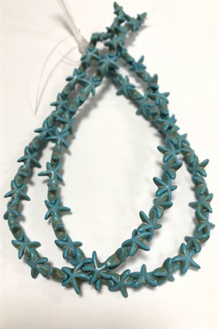 Yıldız Taş Boncuk Turkuaz