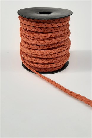 Turuncu Süet Örgü İp