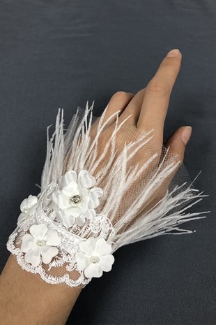 Feathered Bracelet Accessory