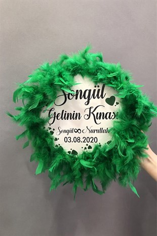 الدف العرسان المصنوع من الريش