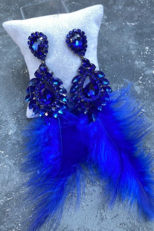 Tüylü Tasarım Trend Tüylü Küpe