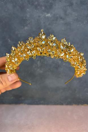 Umay Beaded Bridal Henna Crown