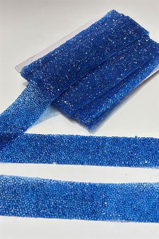 Ütüyle Yapışan Şerit Taş Boncuk 4 Cm